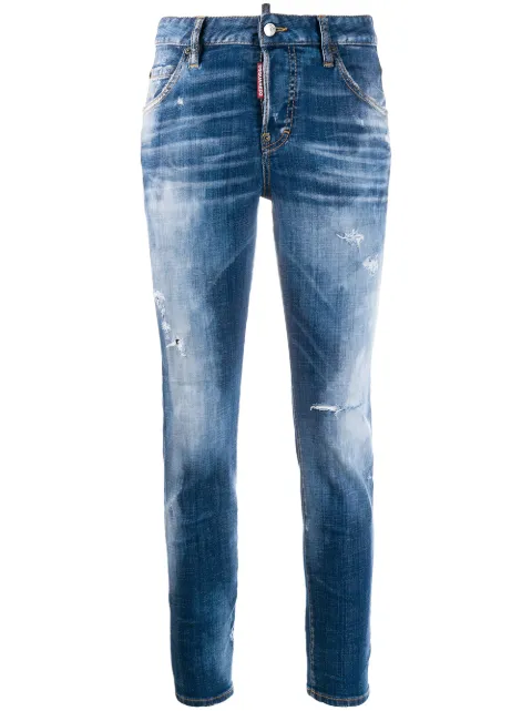 DSQUARED2 distressed skinny jeans