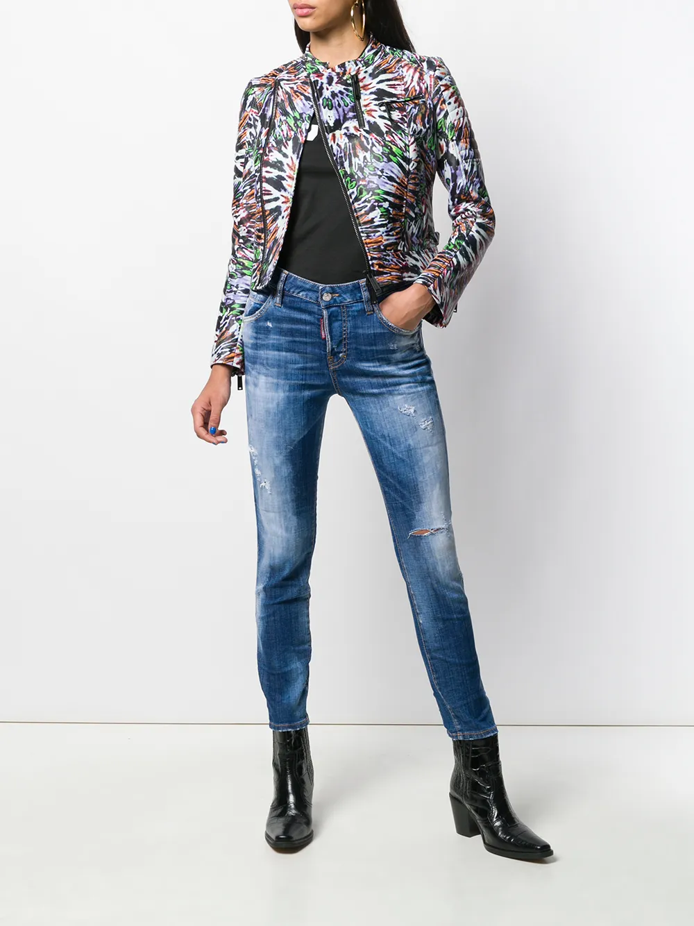 DSQUARED2 Skinny jeans Blauw