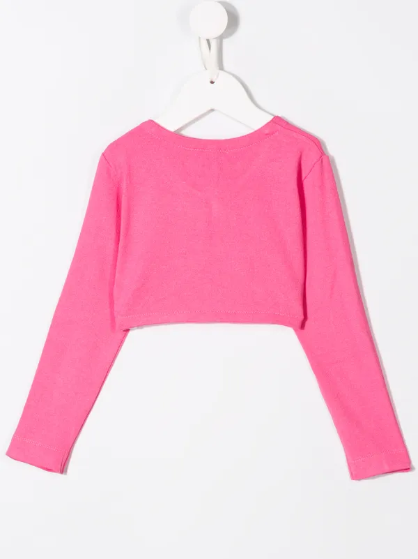 pink crop top jacket