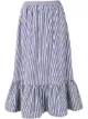 الصورة 1 من Comme Des Garçons Girl تنورة واسعة ومخططة