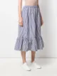 Comme Des Garçons Girl تنورة واسعة ومخططة