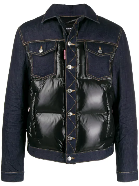 padded jean jacket
