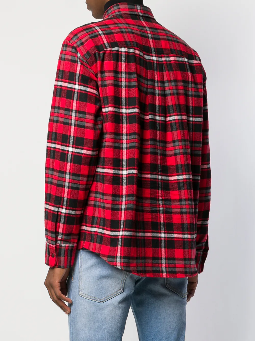 DSQUARED2 Icon geruit shirt Rood