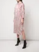 ANINE BING striped milly shirt dress