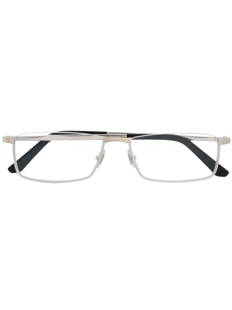 Cartier Eyewear rectangular frame glasses