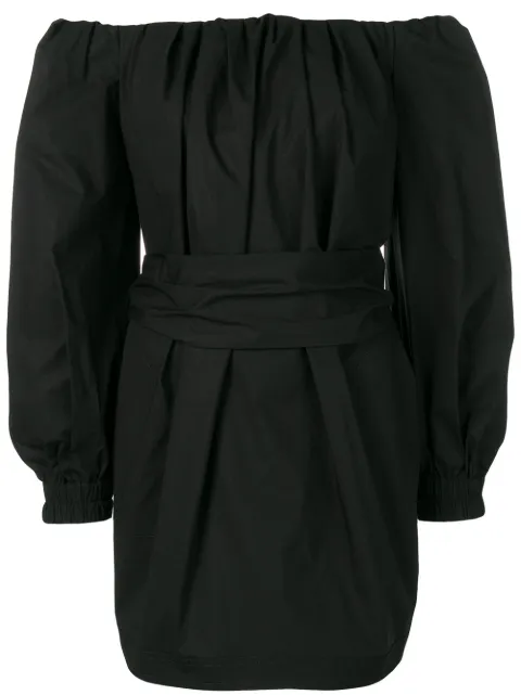 Philosophy Di Lorenzo Serafini off shoulder belted dress