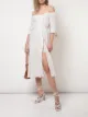 Image 2 of Jonathan Simkhai off-shoulder front slit dress