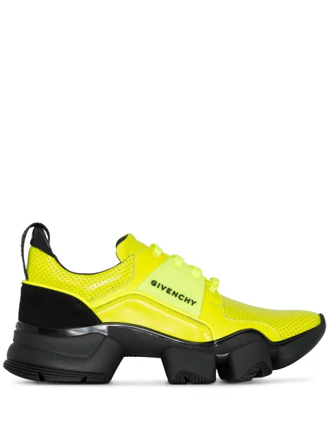 Click to view more detailed imagery on our partner's website Givenchy Yellow Men's Black And Yellow Jaw Sneakers