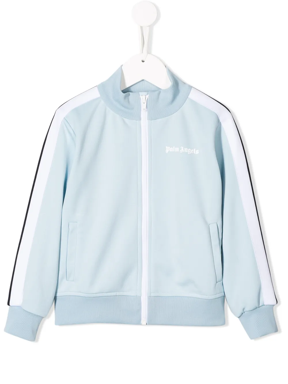 Palm Angels Kids side stripe track jacket | Blue | Image 1