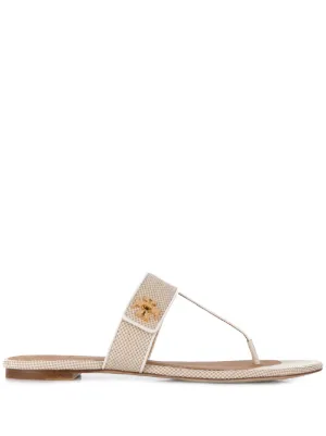 kira canvas thong sandal