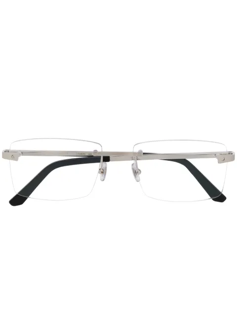 Cartier Eyewear rectangular frameless glasses