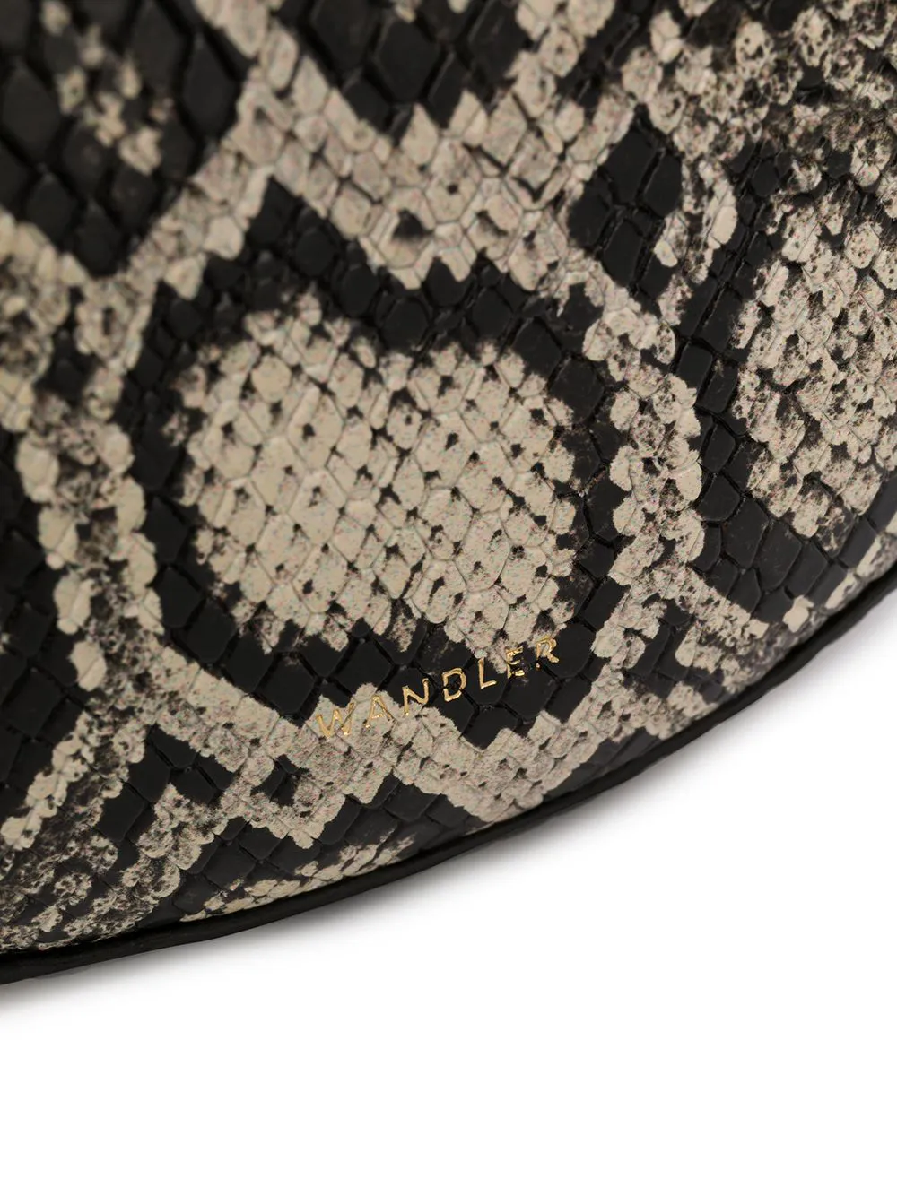Wandler Draagtas met python print Zwart