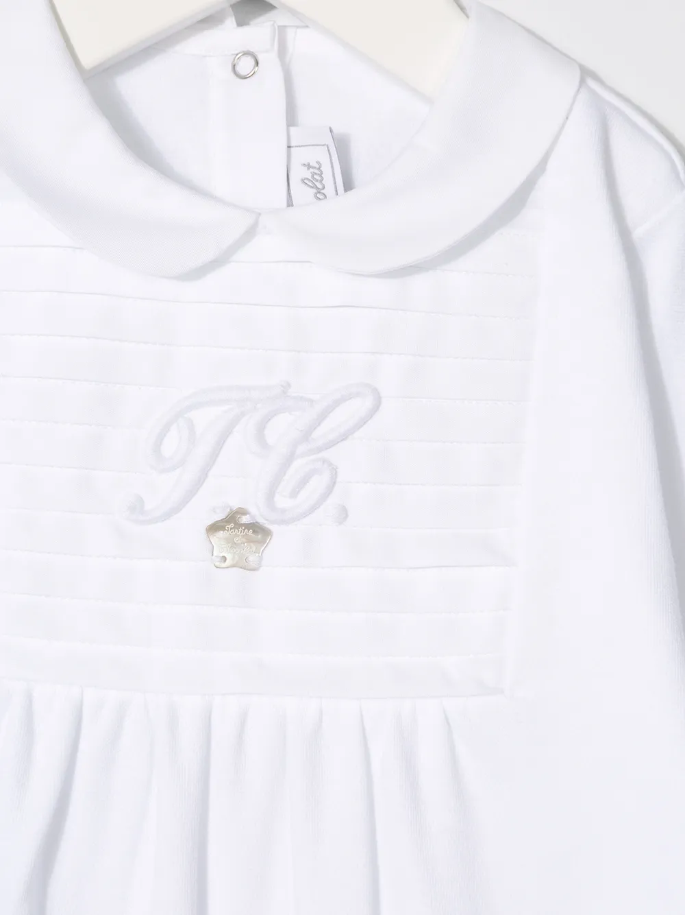  Tartine Et Chocolat Pyjama Mit Logo Stickerei   Weiß 
