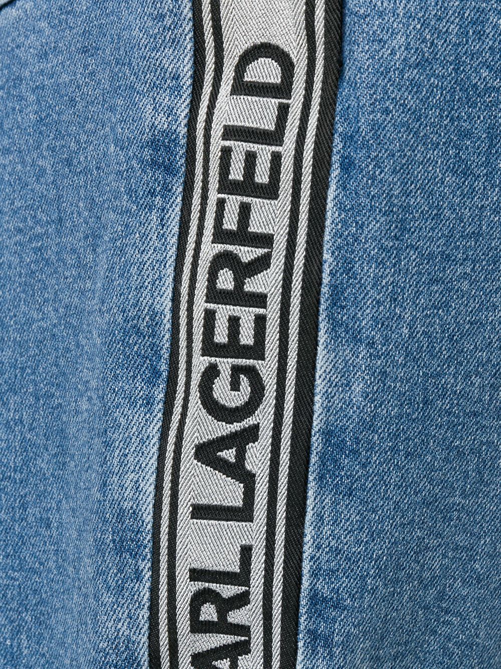 фото Karl lagerfeld джинсы с логотипом на лампасах
