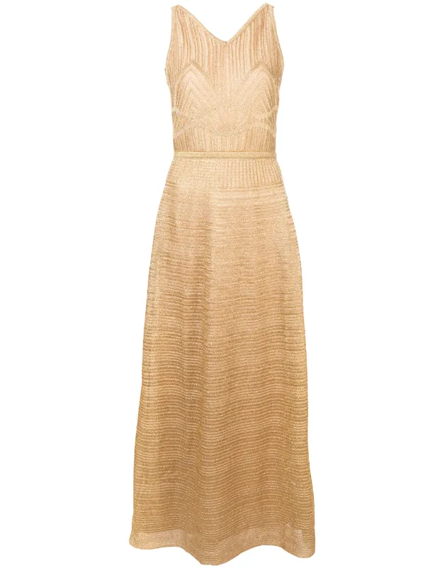 M Missoni Jurk Met Patroon Farfetch