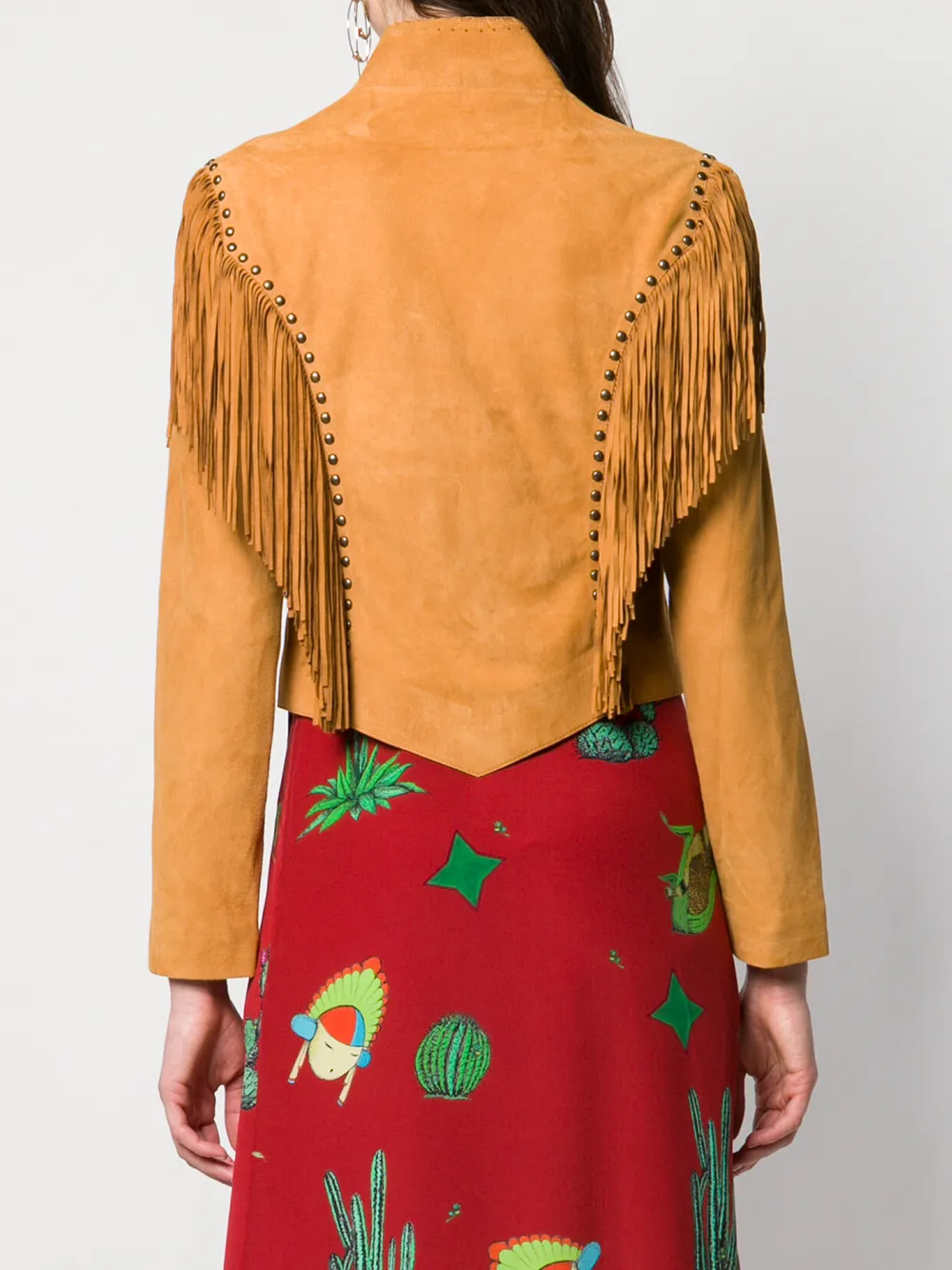 Jessie Western Jacka Med Fransar Farfetch Jessie Western Jacka Med Fransar Farfetch