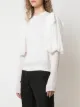 Vera Wang panelled ribbed-knit jumper