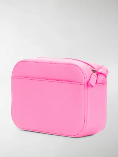 pink balenciaga camera bag