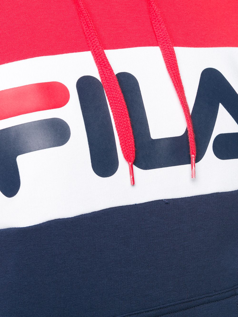 фото Fila худи в стиле колор-блок с логотипом