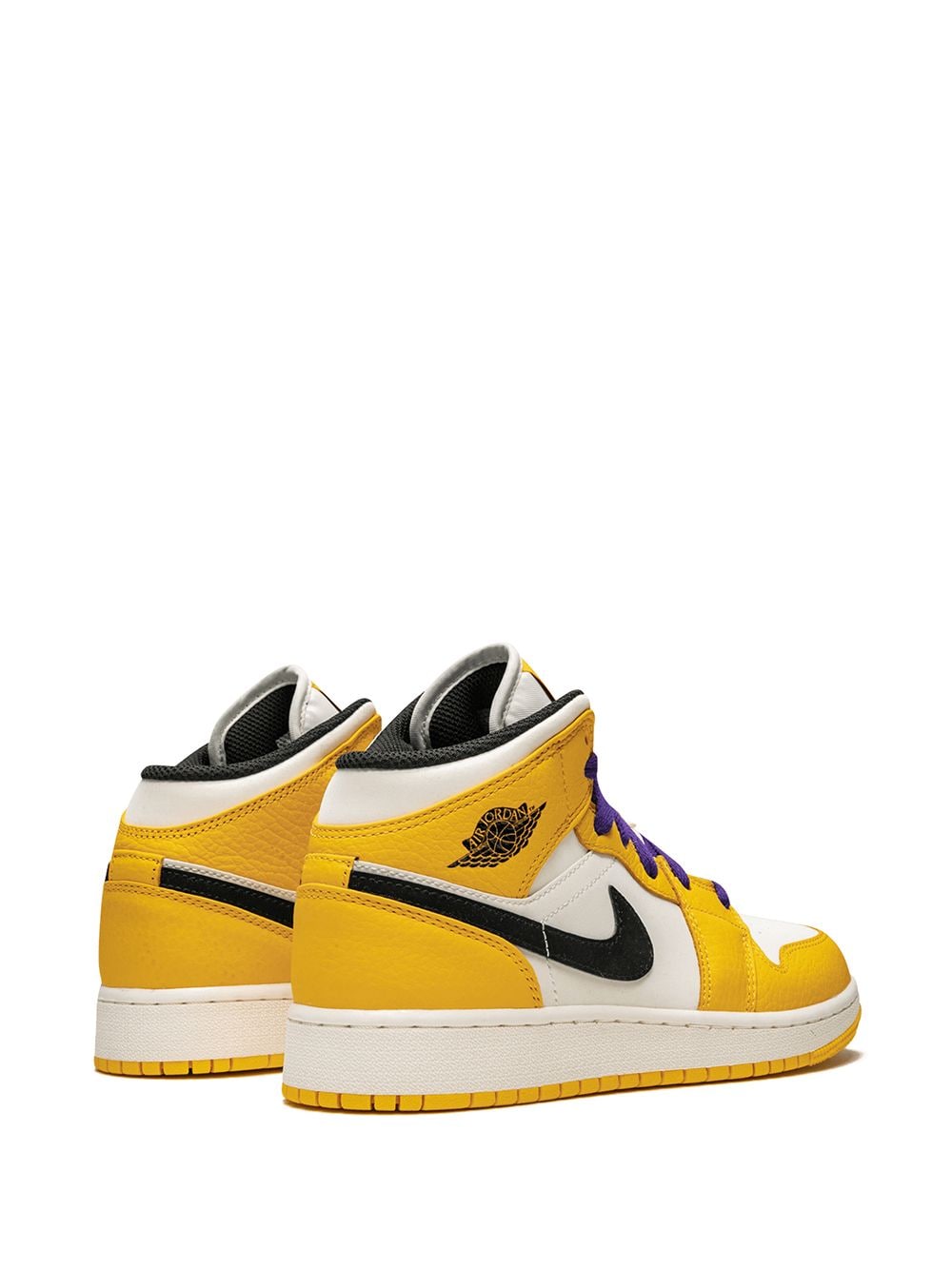 Shop Jordan Air  Mid Se "lakers" Sneakers In Yellow