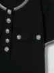 Balmain Kids تيشيرت بأطراف متباينة الألوان