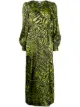 Image 1 of GANNI tiger print wrap dress
