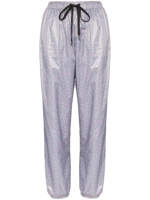 Natasha Zinko high-waisted motif track pants