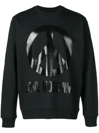 love moschino peace jumper