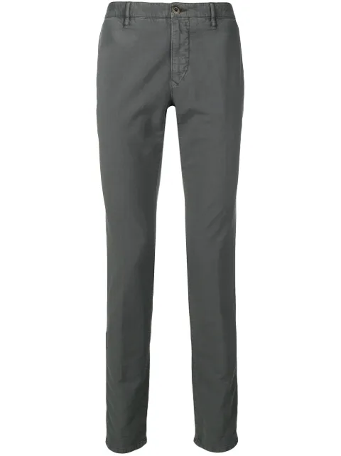 INCOTEX INCOTEX SCHMALE CHINO - GRAU