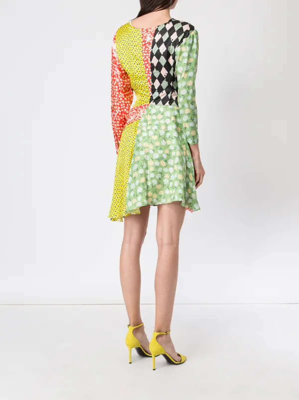 Preen By Thornton Bregazzi Short Printed Dress Farfetch