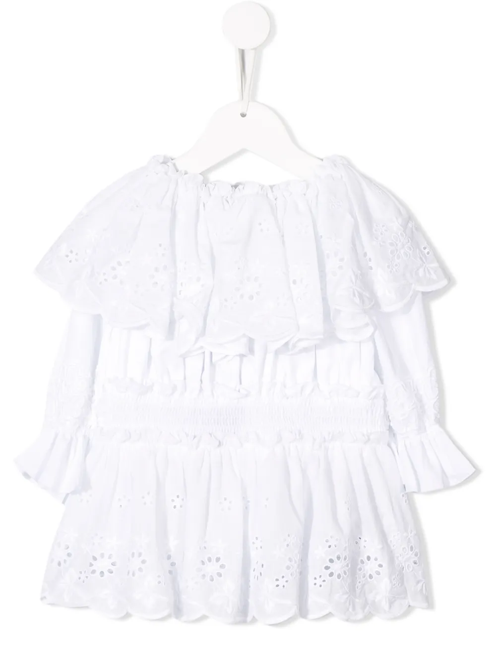 Dolce & Gabbana Kids broderie anglaise blouse | White | Image 1