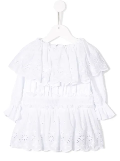 Dolce & Gabbana Kids broderie anglaise blouse