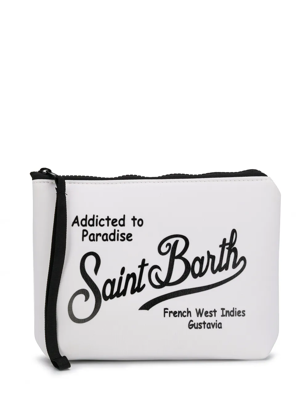 MC2 Saint Barth ロゴ クラッチバッグ - ホワイト MC2 Saint Barth ロゴ クラッチバッグ - ホワイト