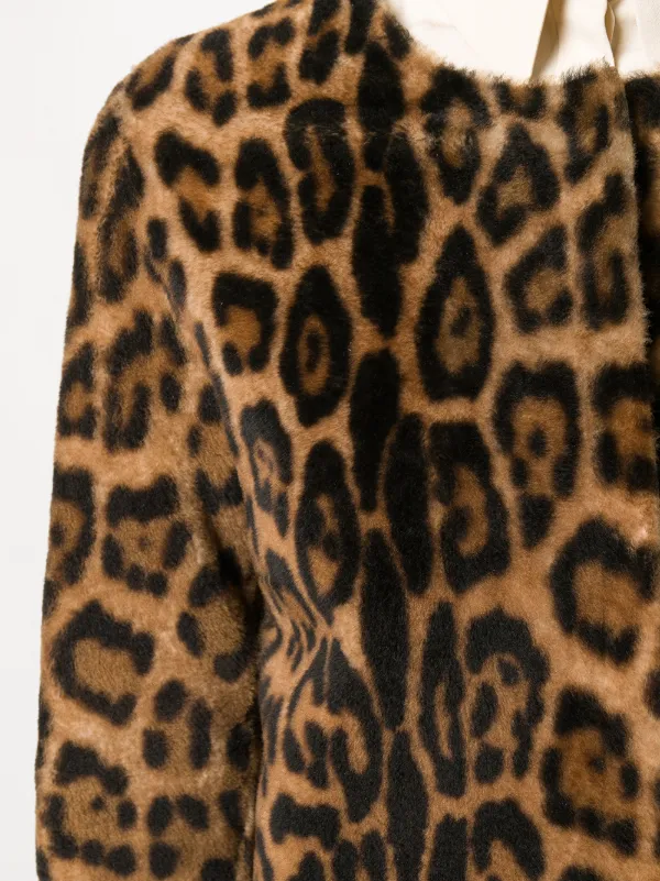 yves salomon leopard coat