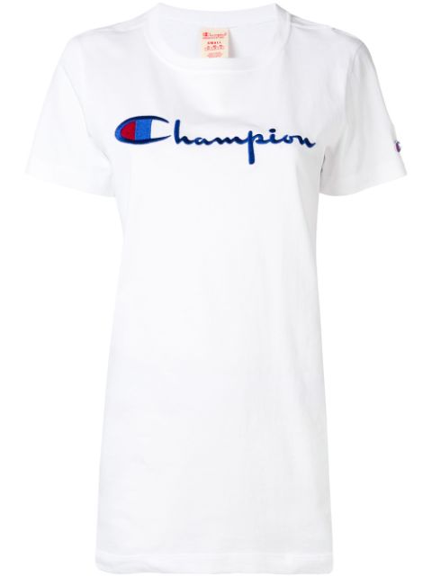 CHAMPION CHAMPION LOGO刺绣T恤 - 白色