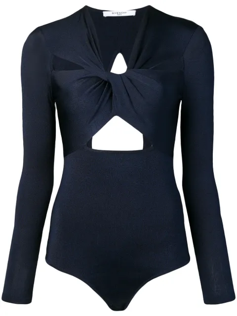 Givenchy body con parte delantera cruzada