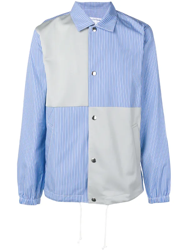 cdg patchwork shirt