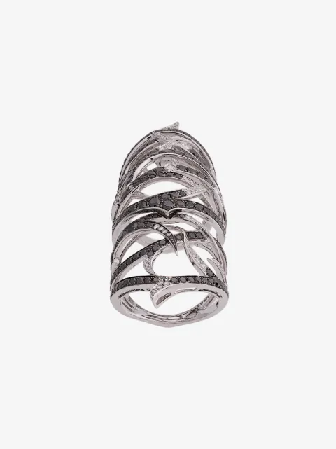 Stephen Webster embellished armour ring