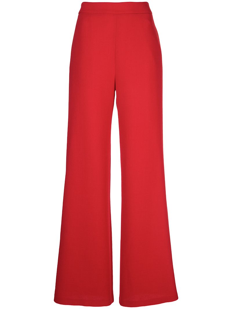 Brandon Maxwell side zip fastening trousers