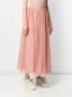 RedValentino تنورة منقوطة متوسطة الطول