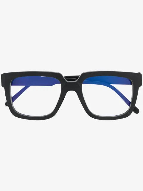 Kuboraum two tone square frame glasses