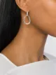 الصورة 2 من Georg Jensen أقراط بتصميم متشابك