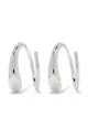 الصورة 1 من Georg Jensen أقراط ميرسي بتصميم ملفوف