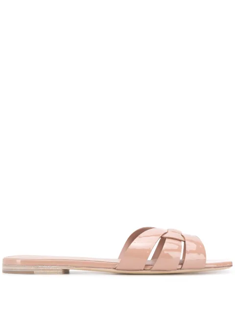 saint laurent tribute flat sandals sale