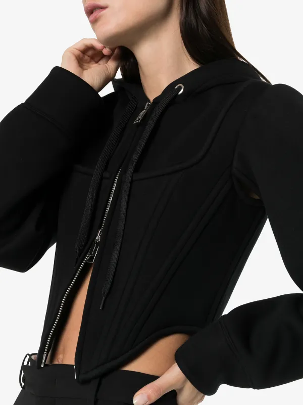 burberry corset hoodie