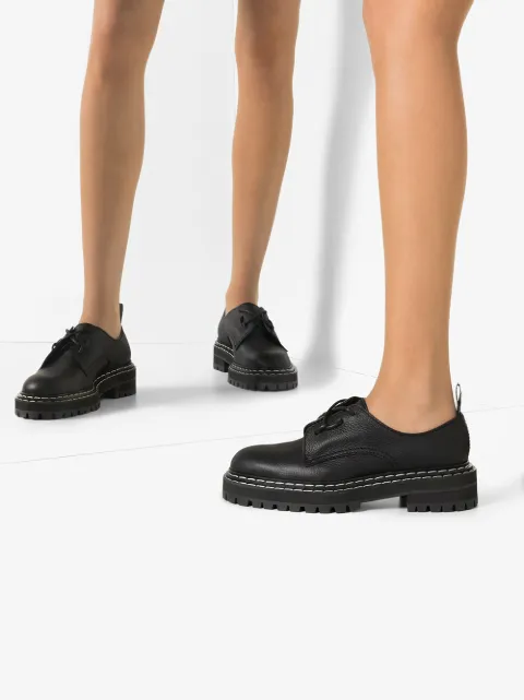 proenza schouler leather brogues
