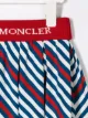Moncler Kids تنورة مخططة بكسرات