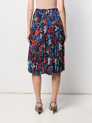 pleated floral print skirt展示图