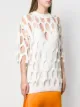 SONIA RYKIEL mesh effect sweater