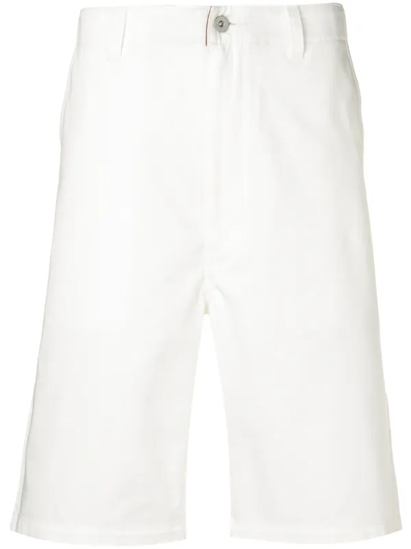 white chino shorts for men